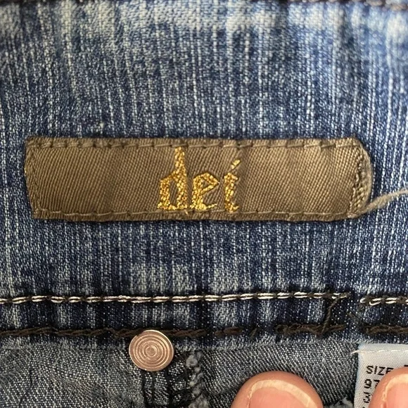 DEI Women's Denim Mini Jean‎ Skirt Size 5/6 - Picture 2 of 12